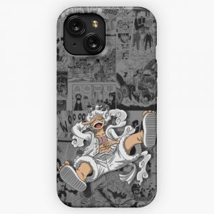 Gear 5 Luffy Monkey D Luffy iPhone 15 Slim Phone Case Cover