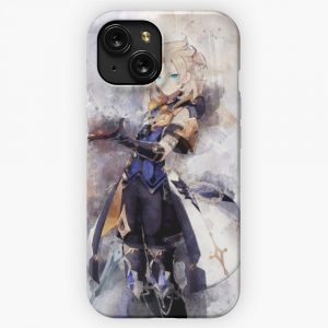 Genshin Impact Albedo Watercolor iPhone 15 Slim Phone Case Cover
