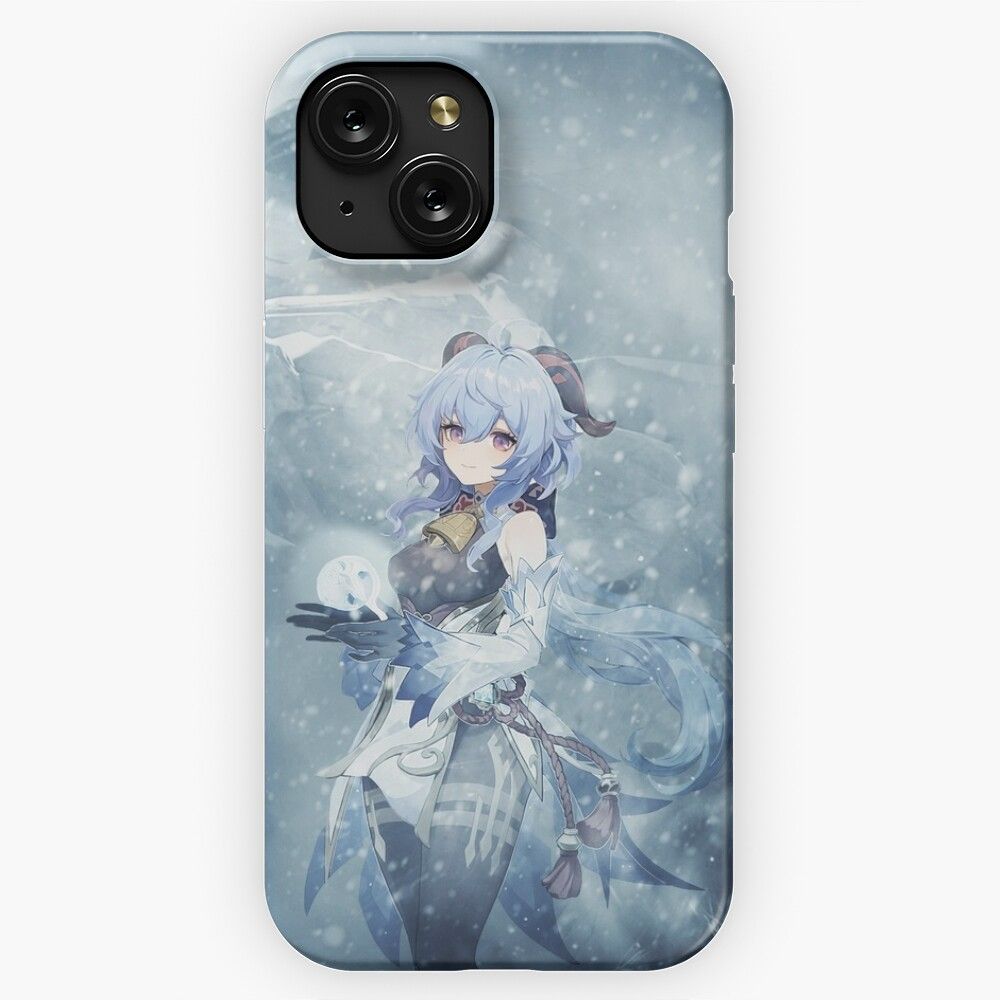Genshin Impact Ganyu iPhone 15 Slim Phone Case Cover