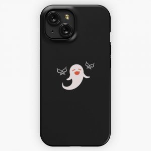 Genshin Impact Hu Tao Spirit Ghost Art iPhone 15 Slim Phone Case Cover