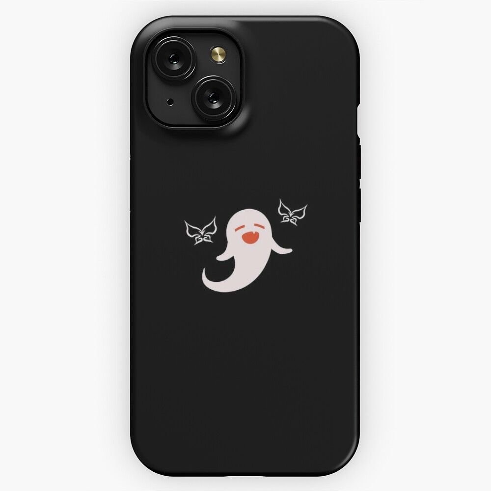 Genshin Impact Hu Tao Spirit Ghost Art iPhone 15 Slim Phone Case Cover