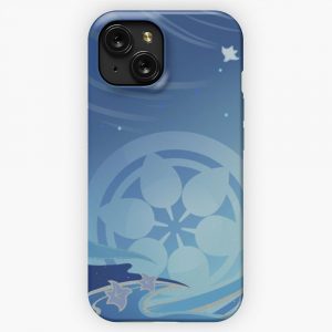 Genshin Impact Wanderer Scaramouche Official Friendship Namecard iPhone 15 Slim Phone Case Cover