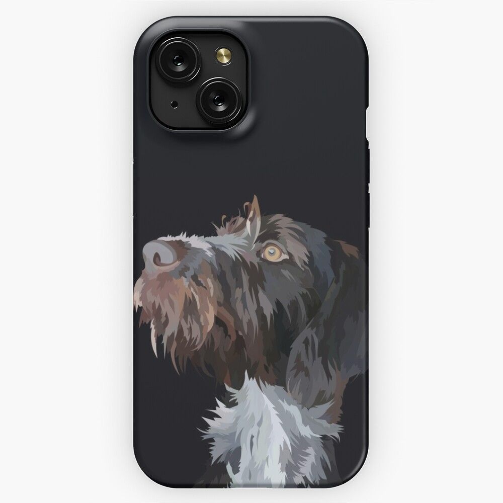 German Wire Haired Pointer iPhone 15 Slim Phone Case Cover