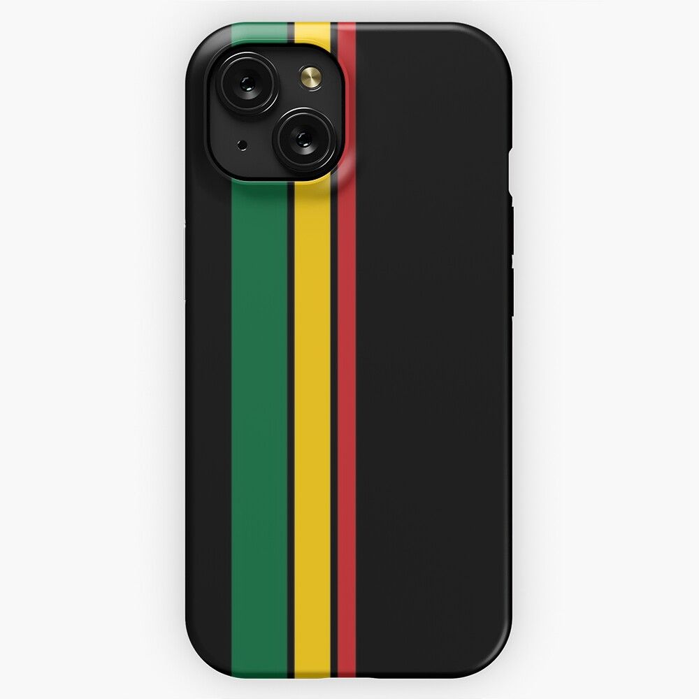 Get Up Stand Up Reggae Rasta Vibrations iPhone 15 Slim Phone Case Cover