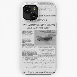 Getaway Car Newspaper iPhone 15 Slim Phone Case Cover