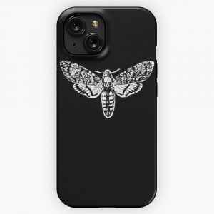 Ghost Band Death Moth Crucifix Mask iPhone 15 Slim Phone Case Cover