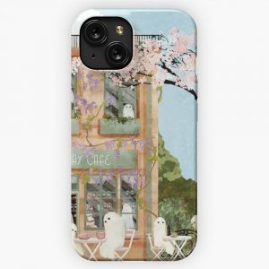 Ghost Cafe iPhone 15 Slim Phone Case Cover