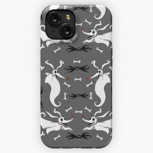 Ghost Dog Pattern iPhone 15 Slim Phone Case Cover