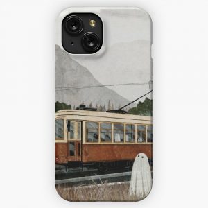 Ghost Tram iPhone 15 Slim Phone Case Cover