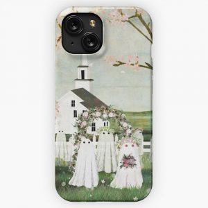 Ghost Wedding iPhone 15 Slim Phone Case Cover