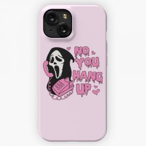 Ghostface No You Hang Up Funny Valentine Shirt Funny Ghostface Shirt Funny Valentines Day Shirt iPhone 15 Slim Phone Case Cover