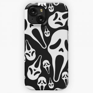 Ghostface Repeat V2 iPhone 15 Slim Phone Case Cover