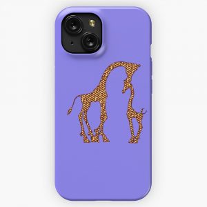 Giraffes Legendary Animals iPhone 15 Slim Phone Case Cover