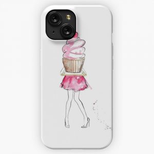 Girl Cupcake iPhone 15 Slim Phone Case Cover