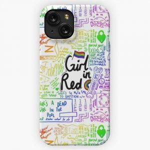 Girl In Red Rainbow Version iPhone 15 Slim Phone Case Cover