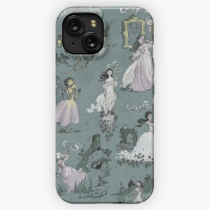 Girls Running From Houses iPhone 15 Slim Phone Case Cover