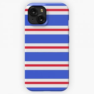 Glasgow Rangers Fc Retro Stripes iPhone 15 Slim Phone Case Cover