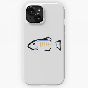 Glass Fish iPhone 15 Slim Phone Case Cover
