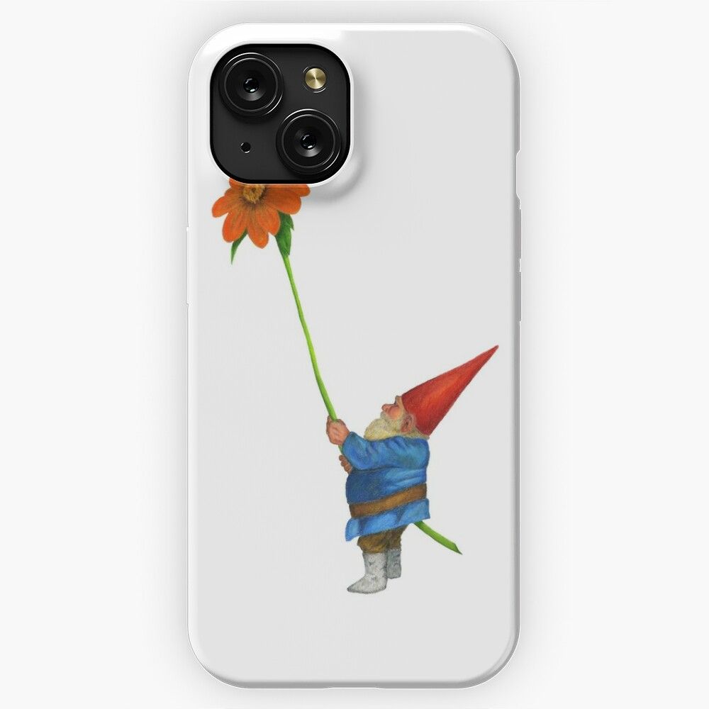 Gnome With Mexican Sunflower iPhone 15 Slim Phone Case Cover