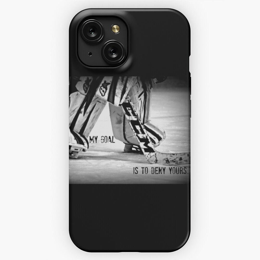 Goalie Mantra iPhone 15 Slim Phone Case Cover