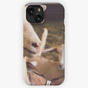 Goats Animals Farm Barn iPhone 15 Slim Phone Case Cover