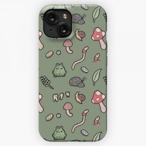 Goblincore Green iPhone 15 Slim Phone Case Cover