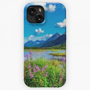 Gods Country Summer In Alaska iPhone 15 Slim Phone Case Cover