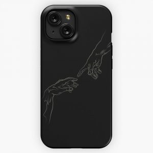Gods Touch iPhone 15 Slim Phone Case Cover