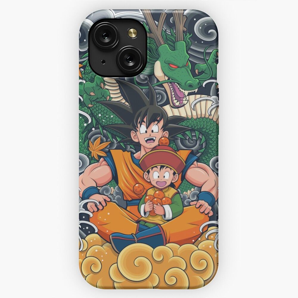 Goku And Gohan iPhone 15 Slim Phone Case Cover