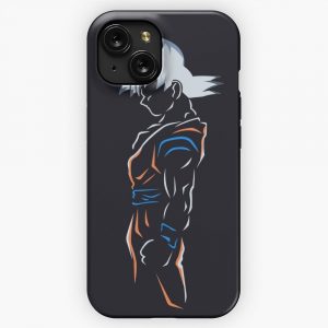 Goku Outline iPhone 15 Slim Phone Case Cover