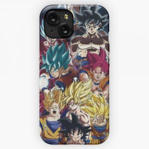 Goku Ultra Instinct Power Goku Ultra Instinct Full Power Goku Limit Breaker iPhone 15 Slim Phone Case Cover