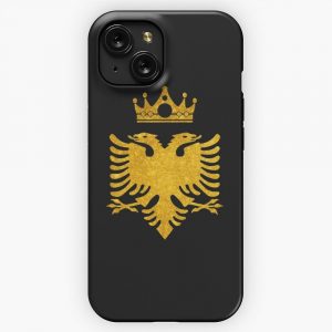 Gold Eagle iPhone 15 Slim Phone Case Cover