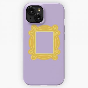 Gold Frame iPhone 15 Slim Phone Case Cover