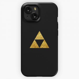 Gold Triforce Symbol Zelda iPhone 15 Slim Phone Case Cover