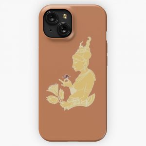 Golden Apsara iPhone 15 Slim Phone Case Cover
