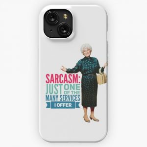 Golden Girls Sarcasm iPhone 15 Slim Phone Case Cover