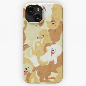 Golden Retriever 3 iPhone 15 Slim Phone Case Cover