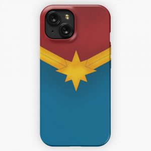 Golden Star With Red And Blue iPhone 15 Slim Phone Case Cover
