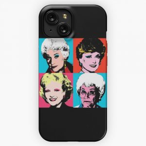 Golden Warhol Girls iPhone 15 Slim Phone Case Cover