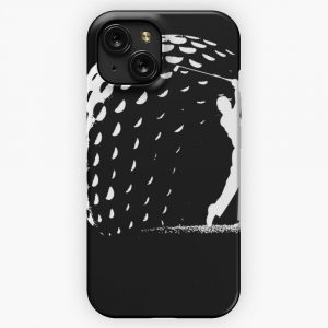 Golf Ball Tee Silhouette iPhone 15 Slim Phone Case Cover
