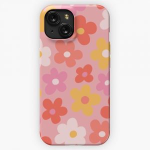 Good Vibes Floral iPhone 15 Slim Phone Case Cover