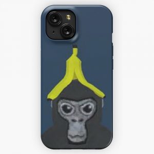 Gorilla Tag Monkey With Banana iPhone 15 Slim Phone Case Cover