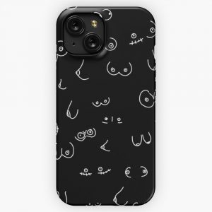 Goth Boobs iPhone 15 Slim Phone Case Cover