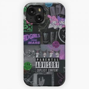 Goth E Girl Grunge Collage iPhone 15 Slim Phone Case Cover