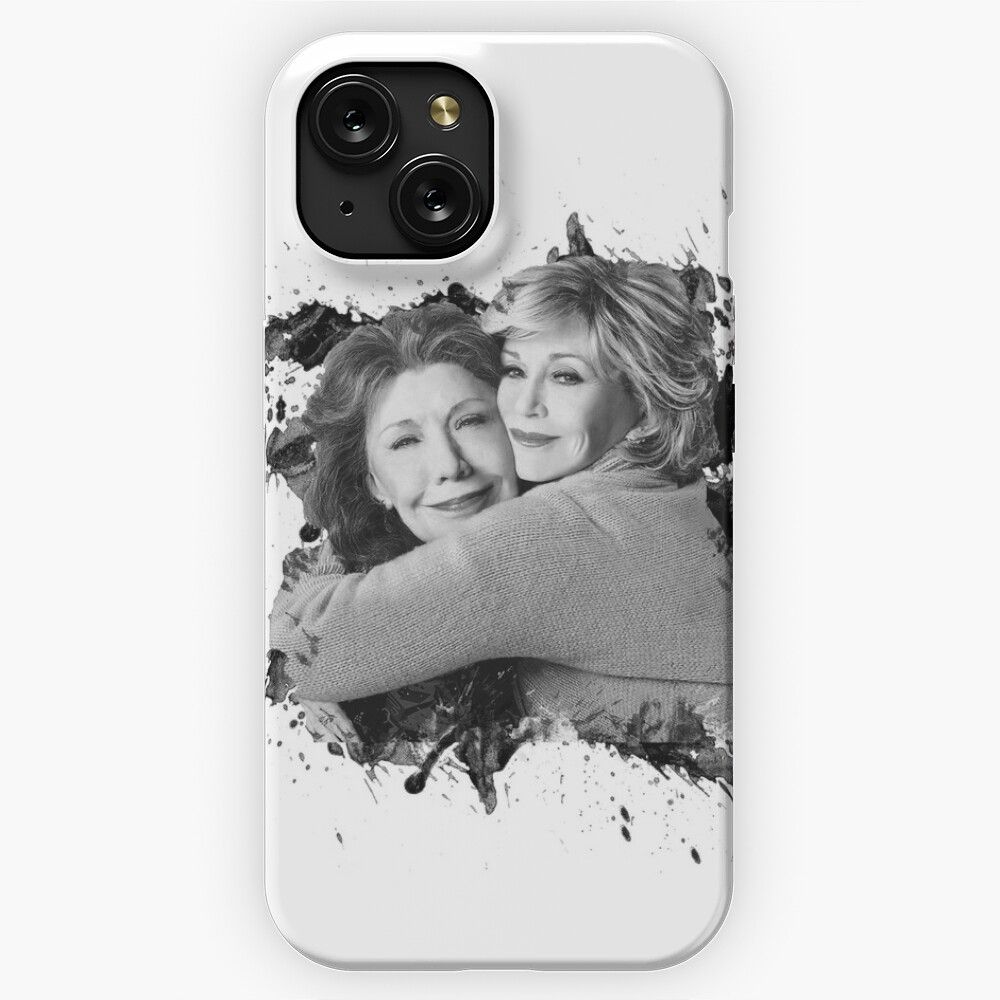 Grace And Frankie Black And White iPhone 15 Slim Phone Case Cover