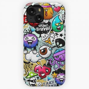 Graffiti Fun iPhone 15 Slim Phone Case Cover