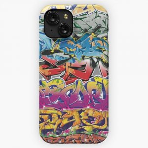 Graffiti Montage iPhone 15 Slim Phone Case Cover