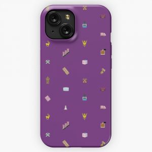 Grand Budapest Hotel Pattern iPhone 15 Slim Phone Case Cover