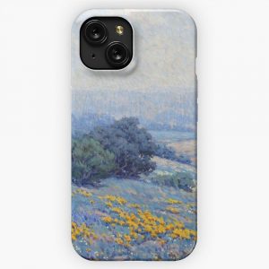 Granville Seymour Redmond Wildflowers Poppies And Lupines iPhone 15 Slim Phone Case Cover