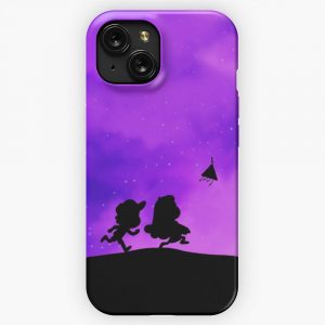 Gravity Falls Purple iPhone 15 Slim Phone Case Cover
